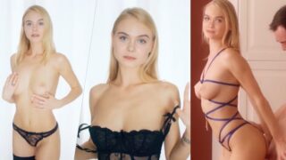Elle Fanning naked body small boobs nude nipple deepfake sex video