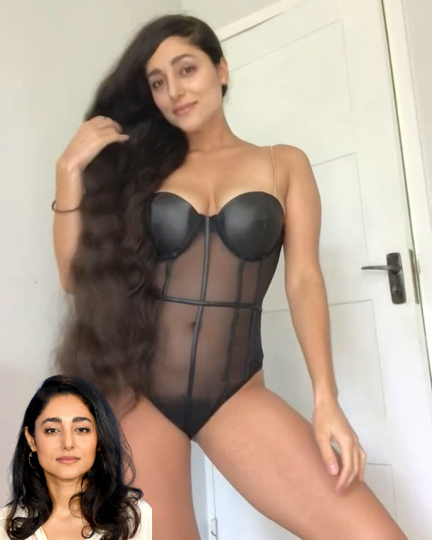 Golshifteh Farahani black lingerie naked thigh sexy deepfake video