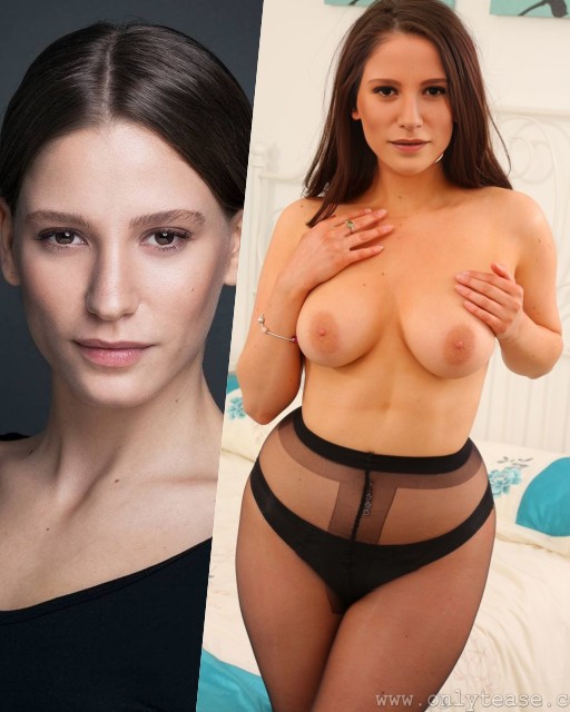 Serenay Sarıkaya unveils her big tits and poses in her tights, ActressX.com