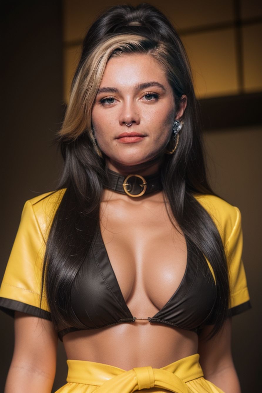 Florence Pugh sexy busty cleavage boobs nipple AI Porn, ActressX.com