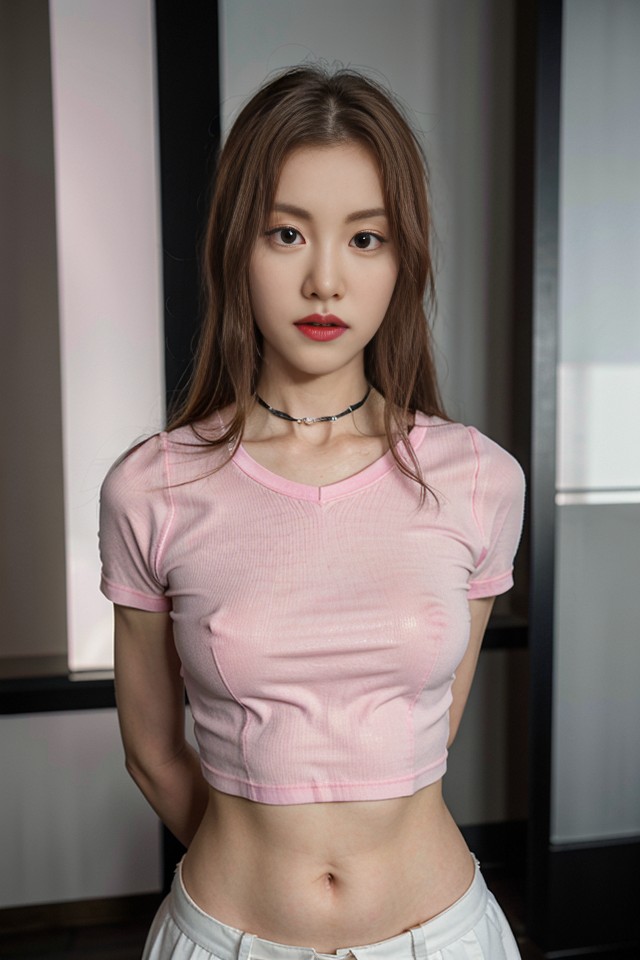 Kim Ga-ram pointing nipple sexy navel
