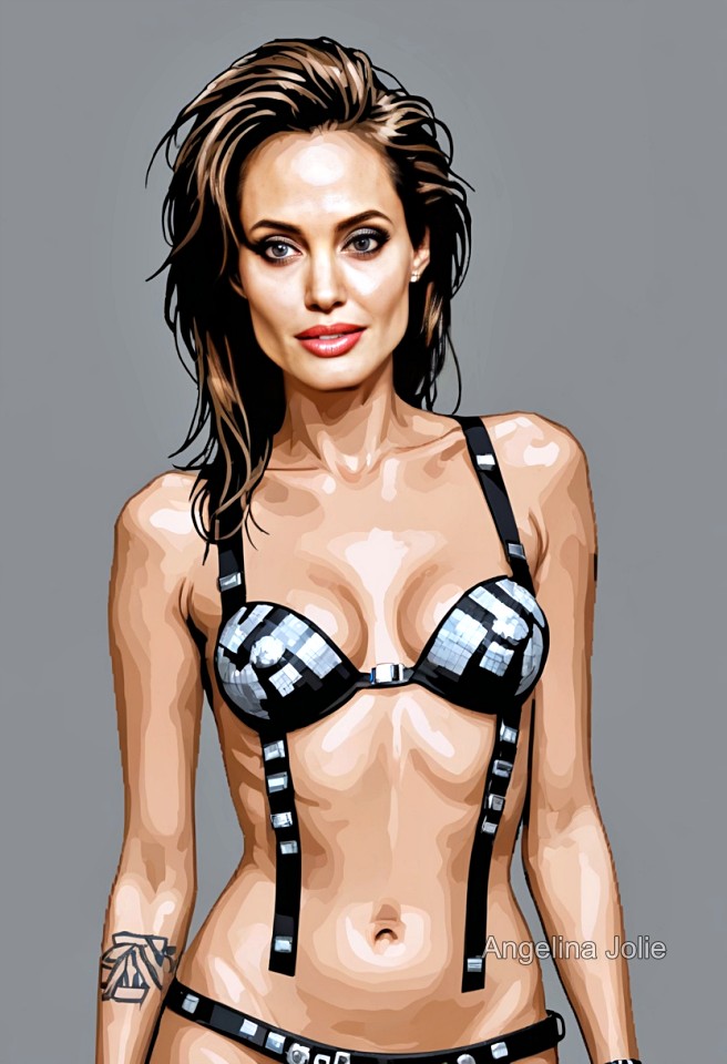Angelina Jolie Sexy Hot HD Photoshoot Photos, ActressX.com