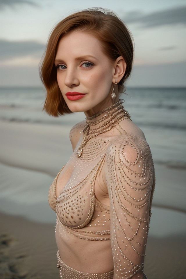 Jessica Chastain Double Vaginal Nude XXX Free HQ Fotos, ActressX.com
