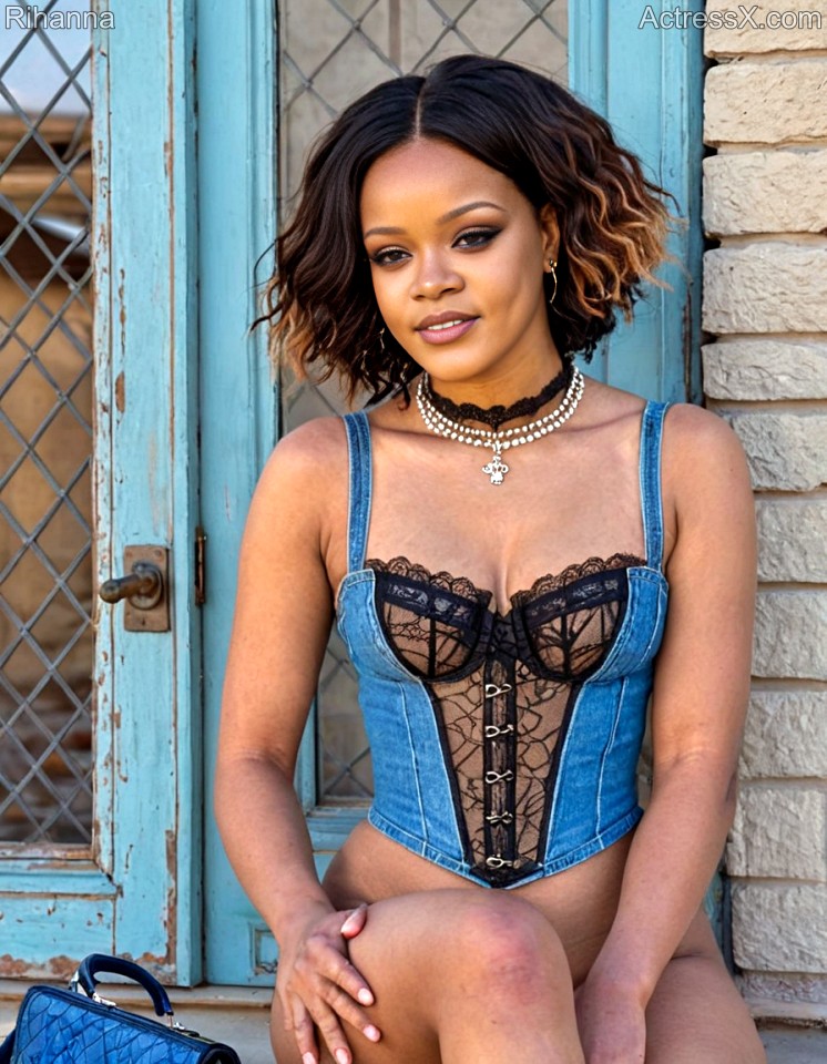 Rihanna Sexy Dress Removed Ai edit, ActressX.com